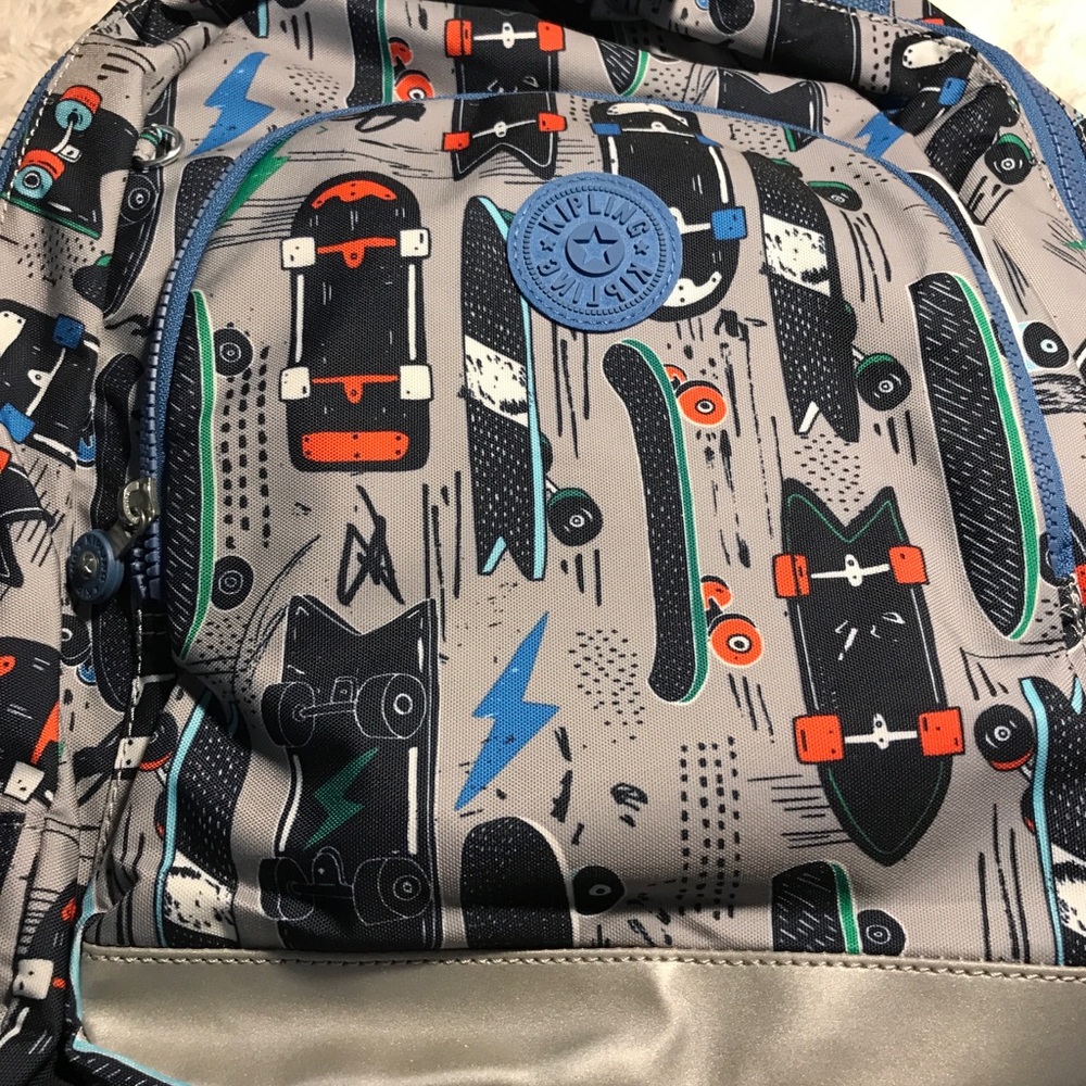 Kipling Class Room Small 13" Printed Laptop Backpack Skate Print